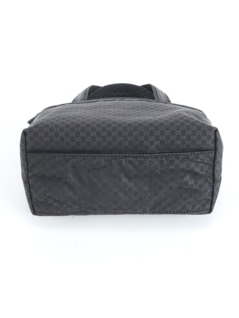★SOLD★ Gucci Micro GG Leather Handbag Tote Black - Picture 6 of 9